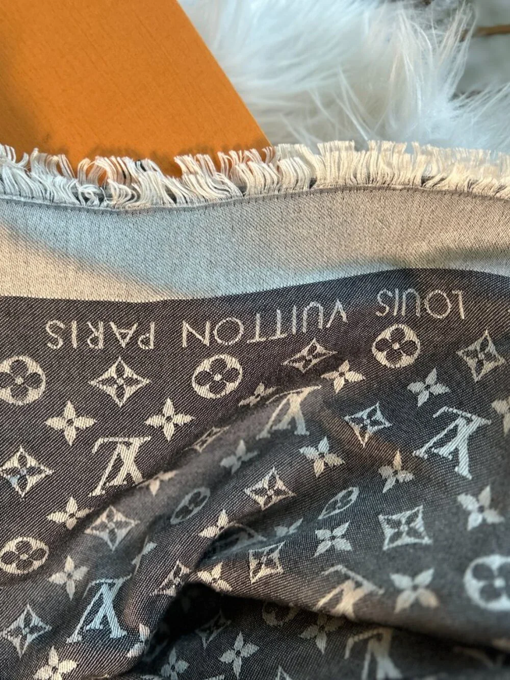 Louis Vuitton Monogram Wrap Shawl Scarf